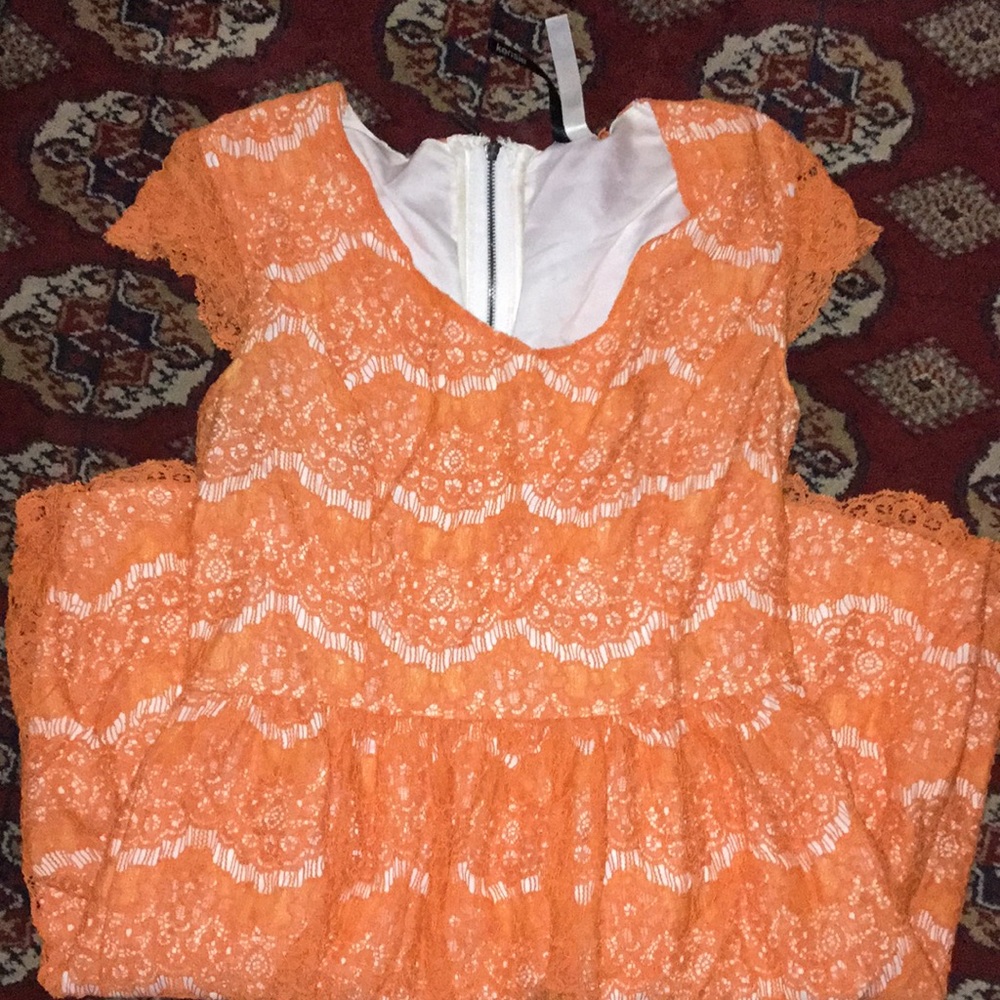 Orange dress